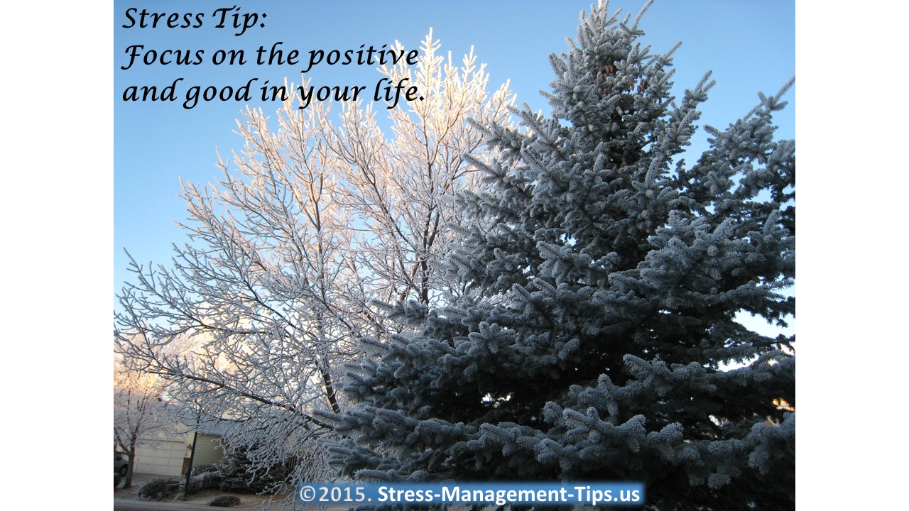 Stress Tip Stay Positive